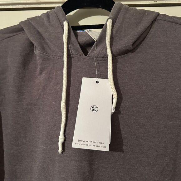 NEW Sovereign Code Mens Size Large 40 42 Gray Sweatshirt Hoodie Casual Classic - Picture 3 of 4